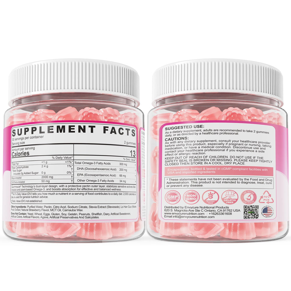 Nutrition panel and ingredients list