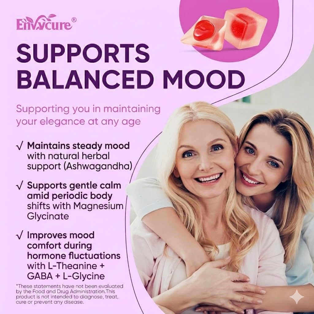 EnvyCure gummy on hand illustrating serving size and chewable format