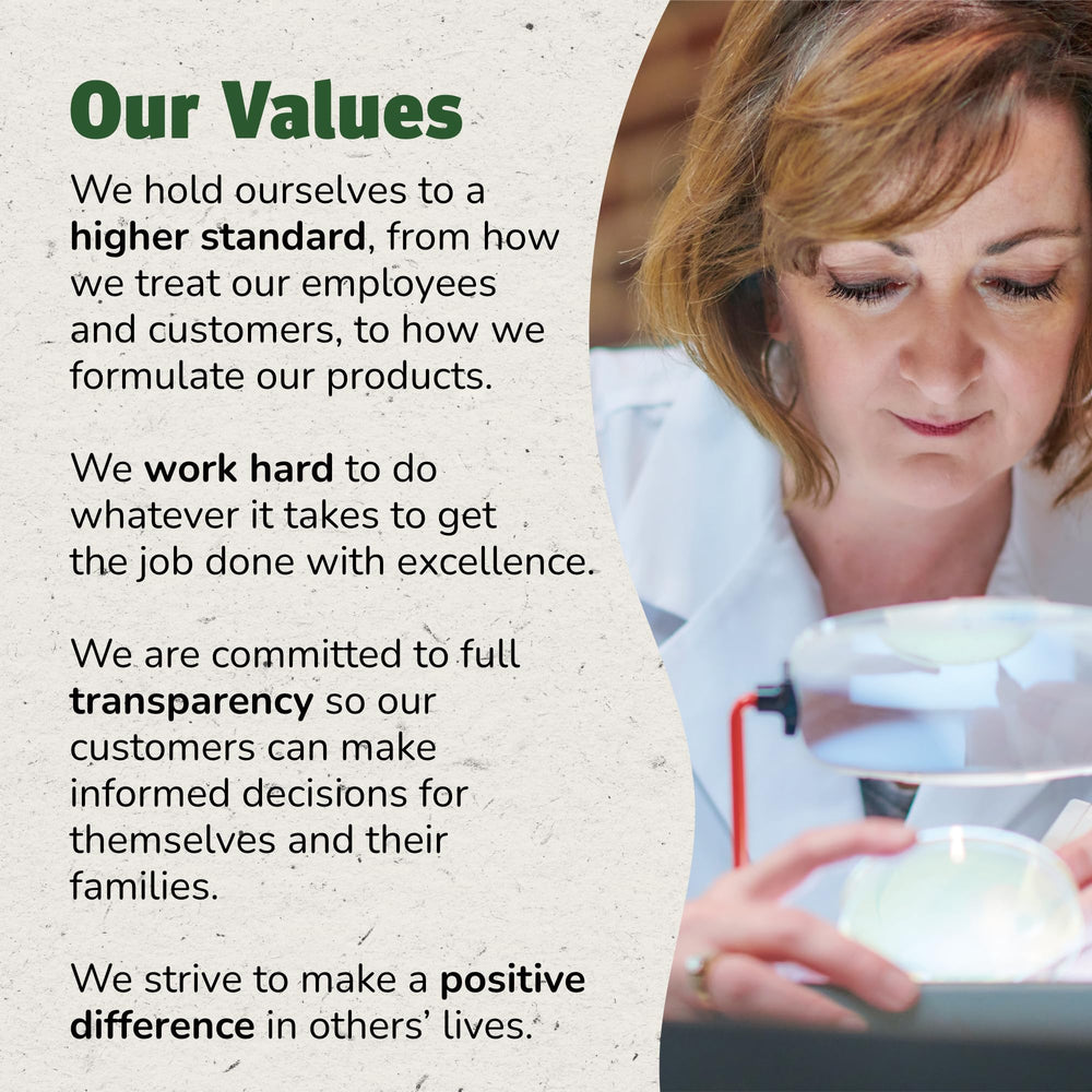 Probiotic compatibility and colon support statements on label