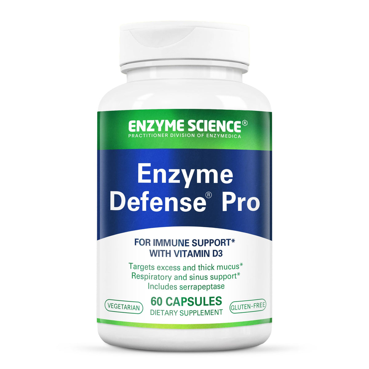 Enzyme Defense Pro 60 capsules front view