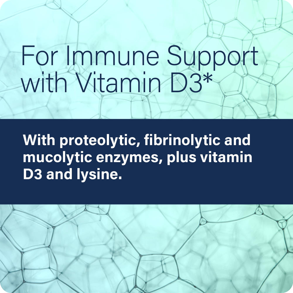 Visual highlighting Vitamin D3, L-lysine and calcium