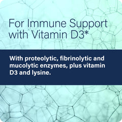 Visual highlighting Vitamin D3, L-lysine and calcium