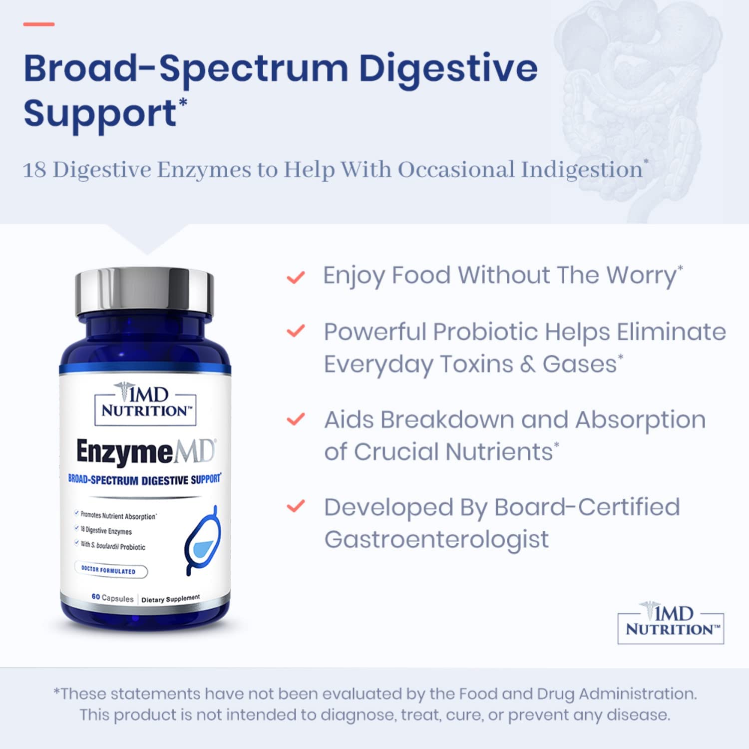 S. boulardii probiotic concept for EnzymeMD
