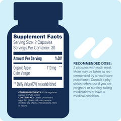 detailed label shot of Enzyme Science ACV showing raw unfiltered and ‘with Mother’ features