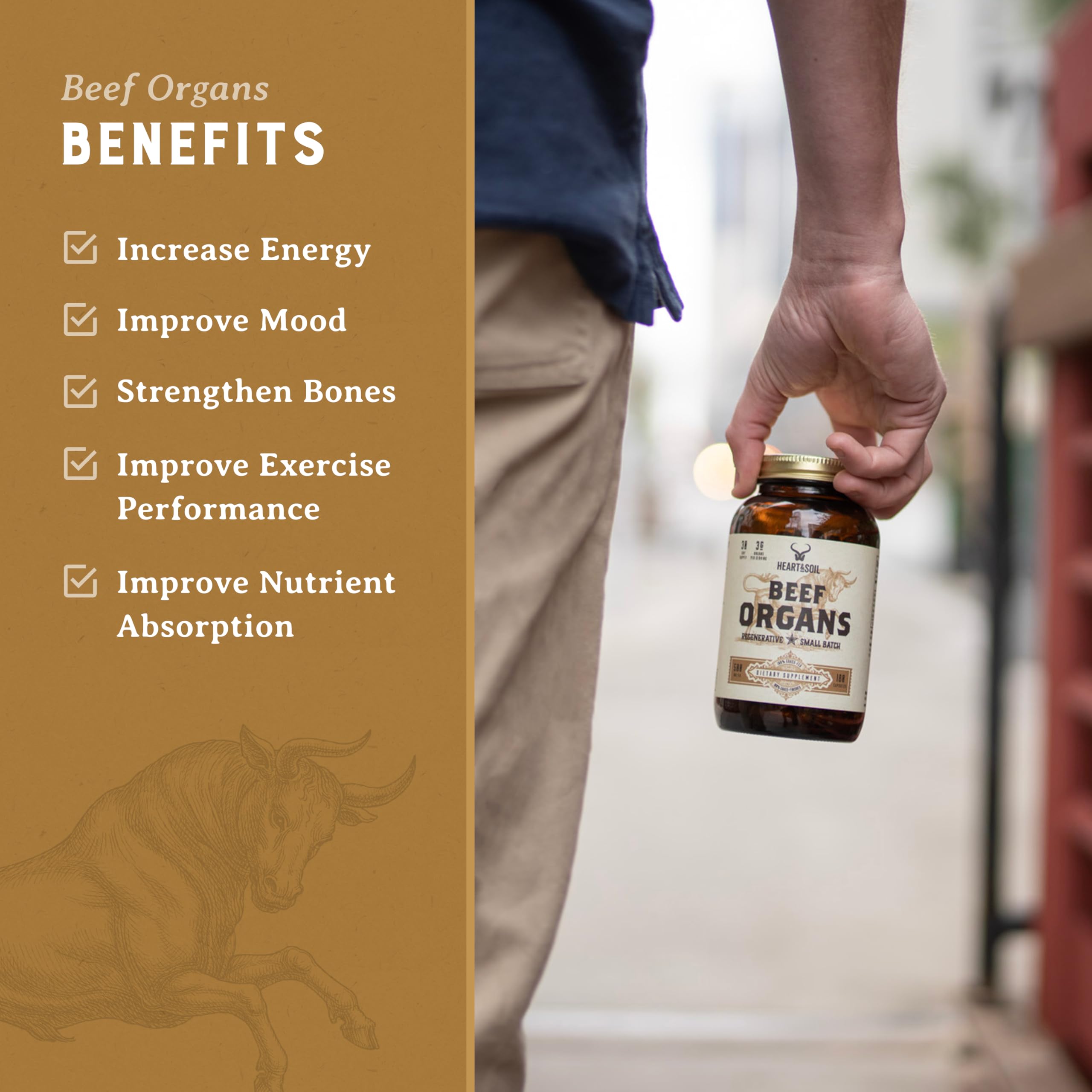 Natural digestive enzymes DAO, lipase and trypsin