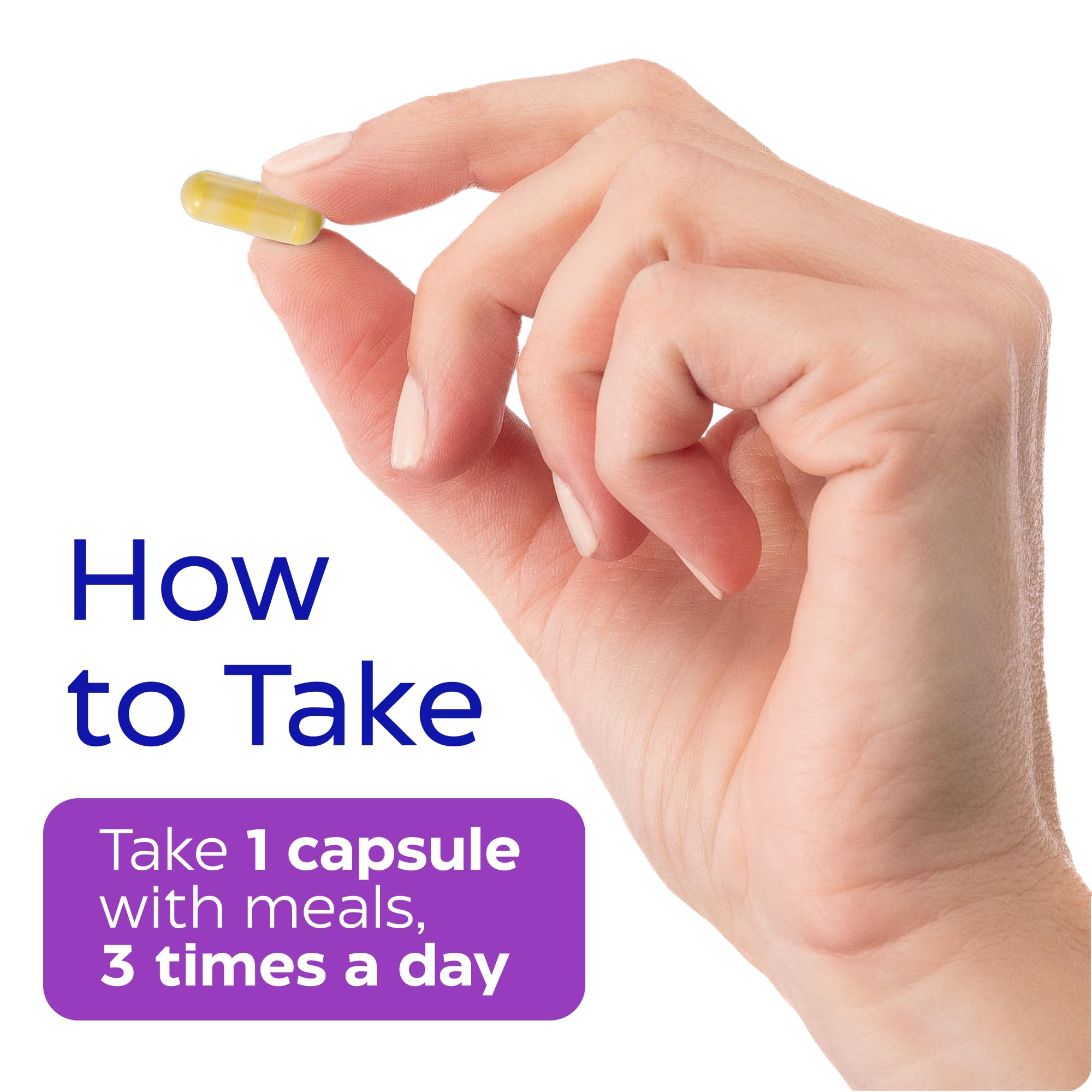 One Berberine capsule with each meal