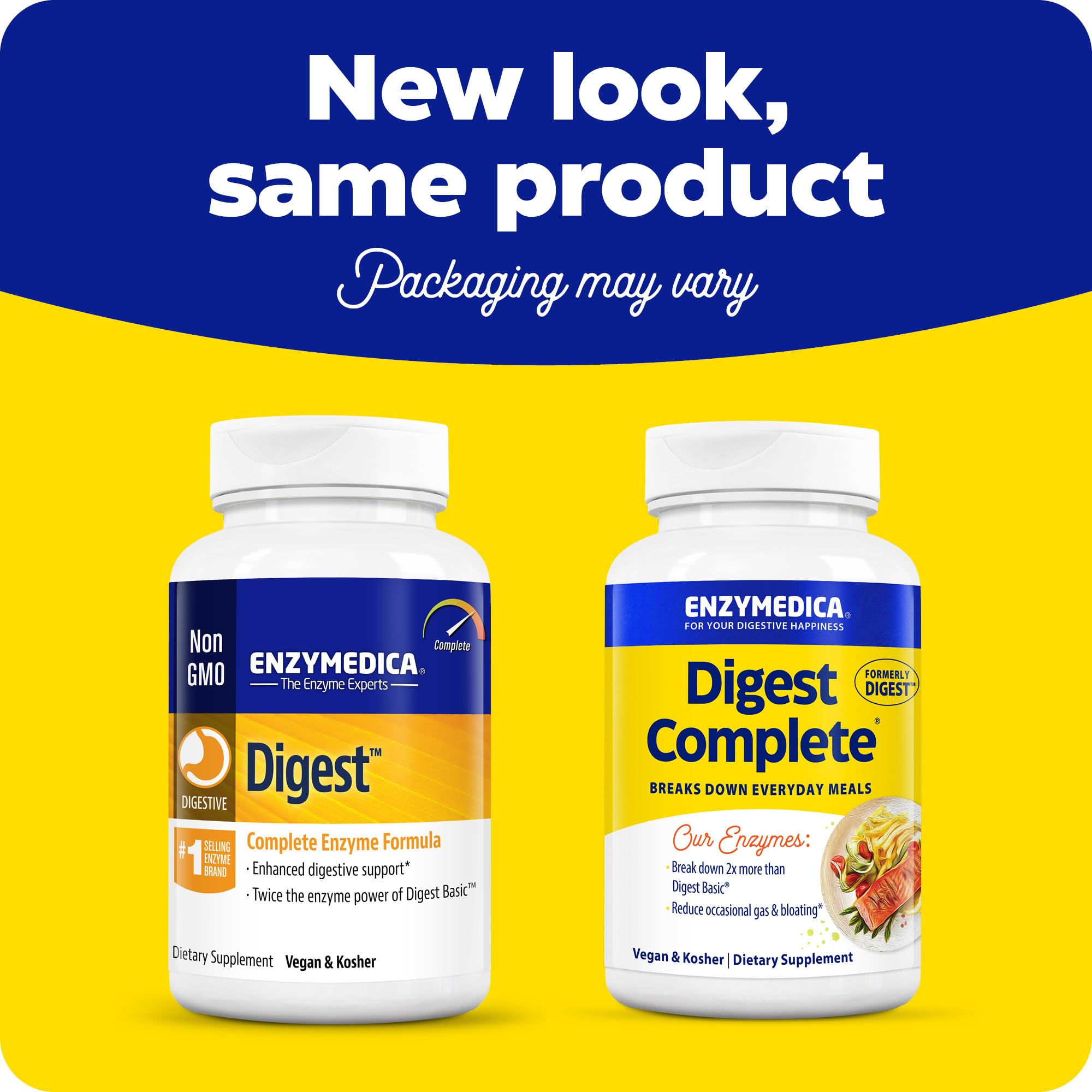Enzymedica Digest packaging with Full-Range emphasis