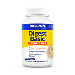 Enzymedica Digest Basic + Probiotics bottle front label