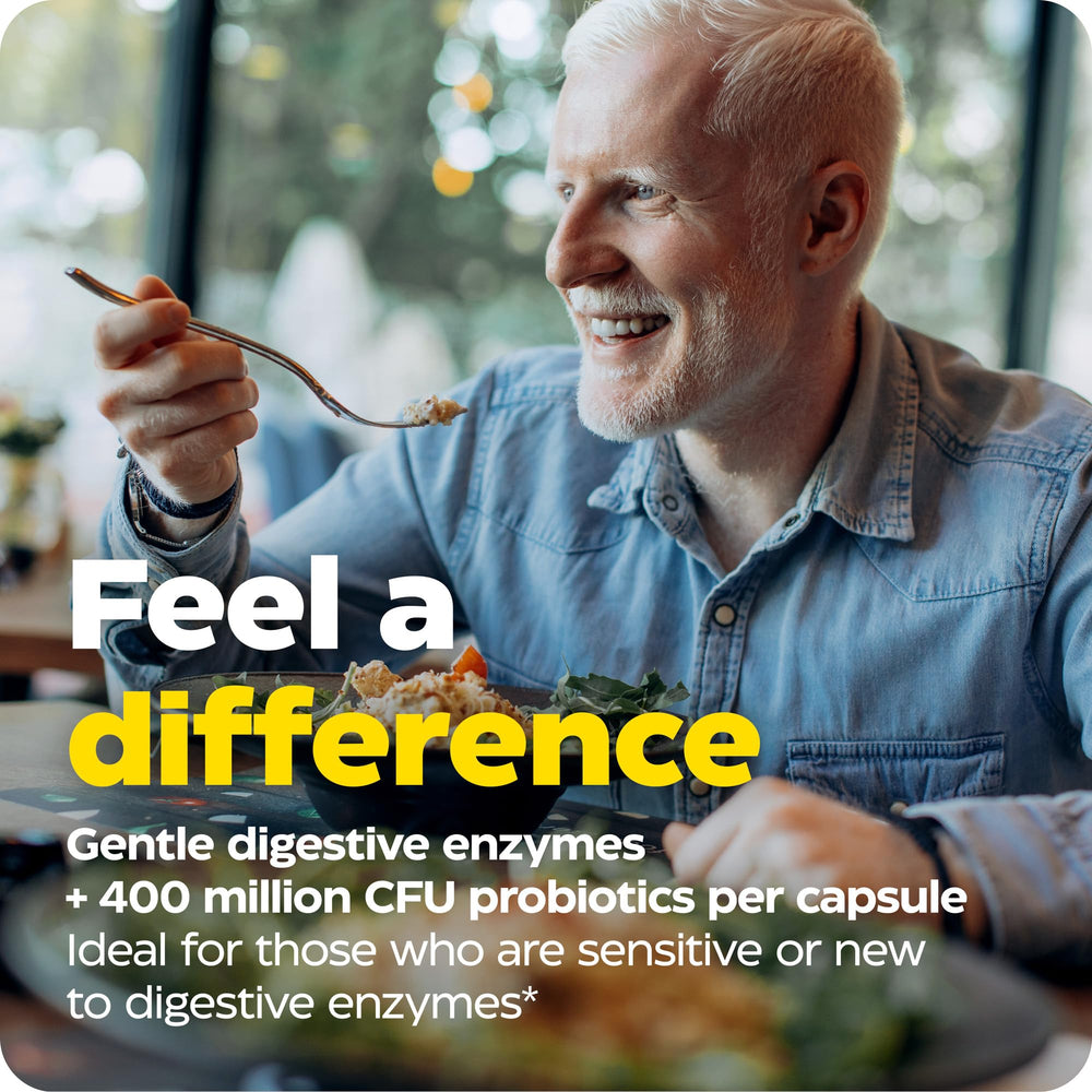 Label showing 400 million CFU per capsule