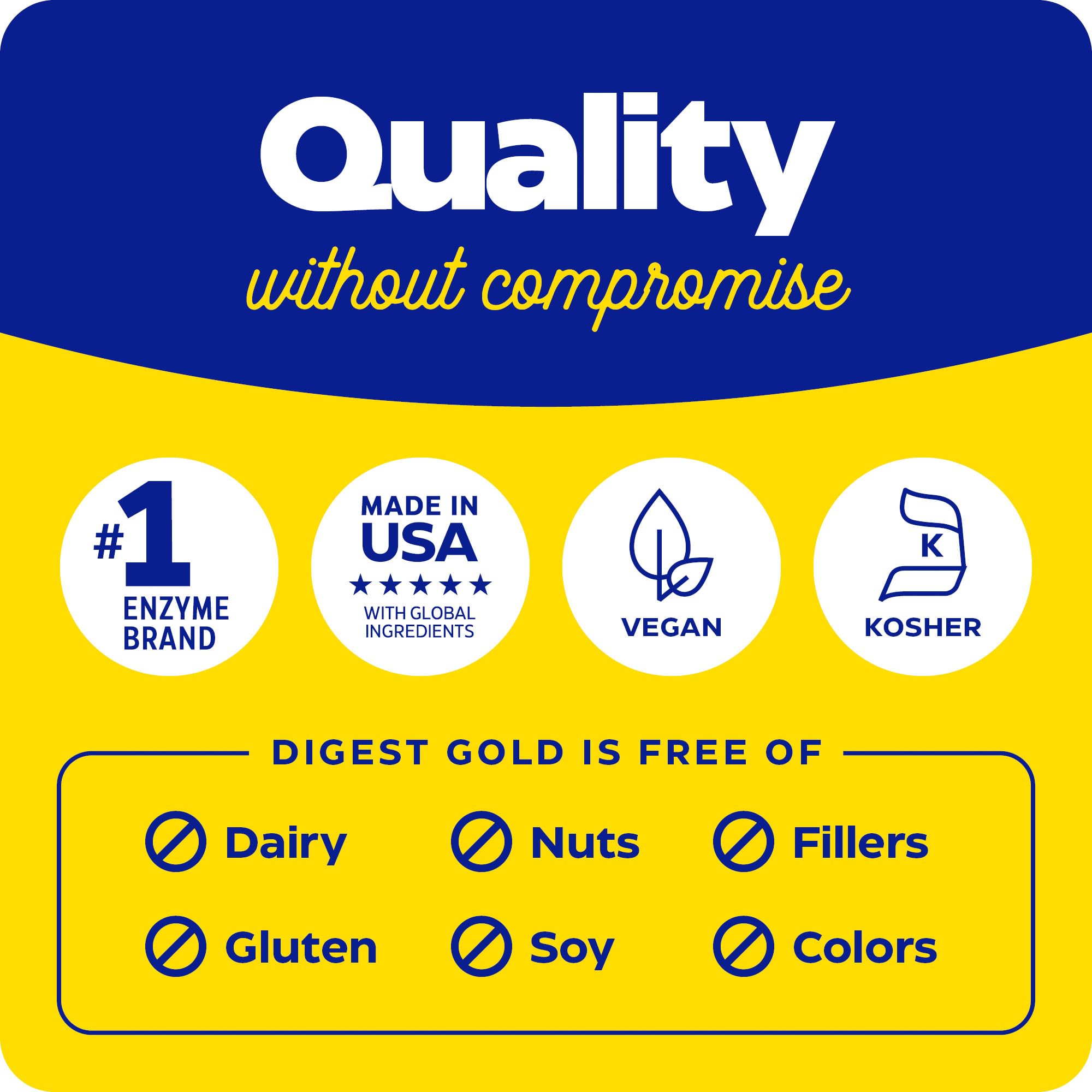 Digest Gold shelf display in a retail setting