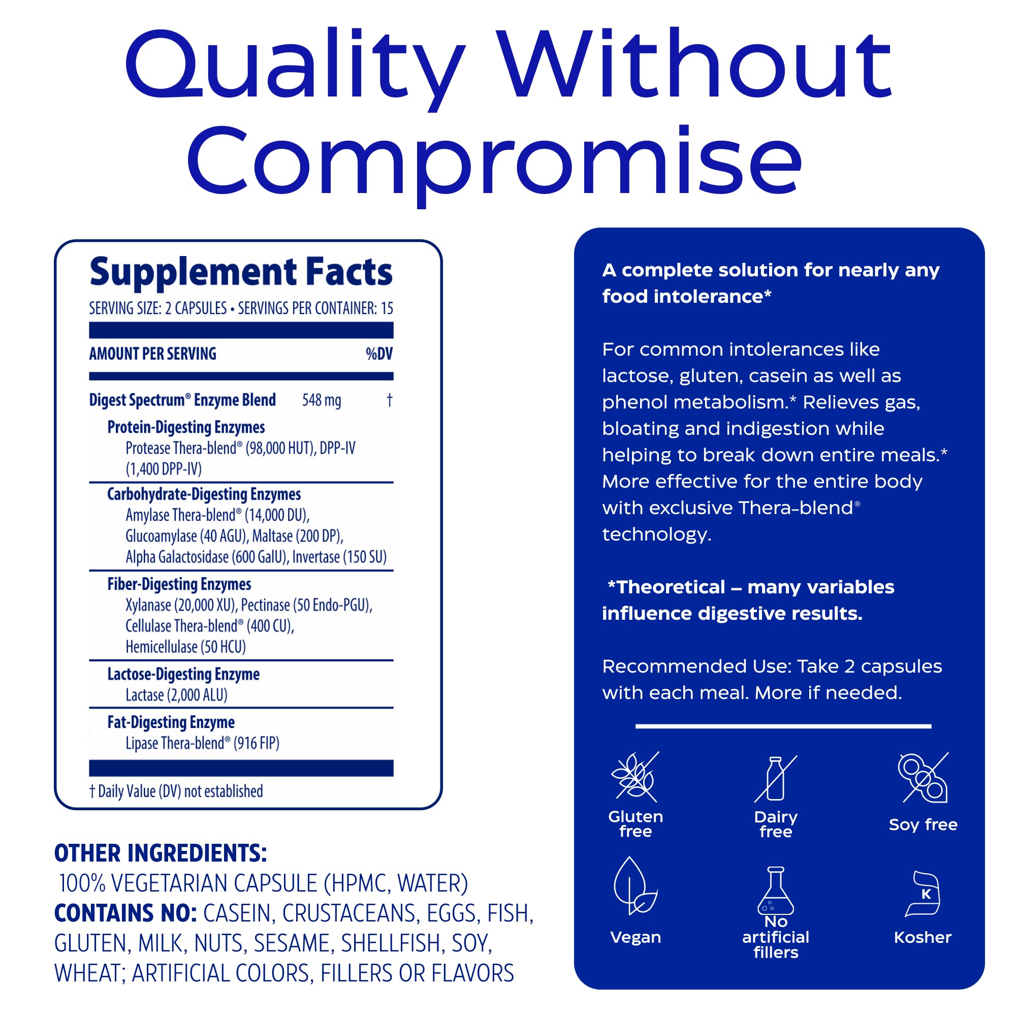 Vegan and allergen-free product label