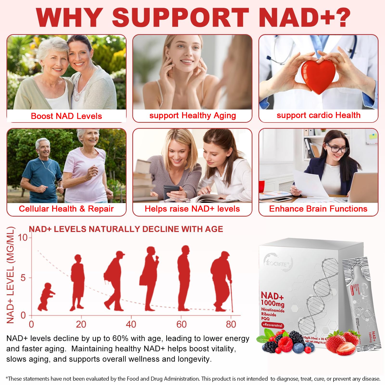 30 strawberry-flavored packets in packaging