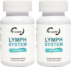 EOCUTE Lymph System Support bottle label - front view