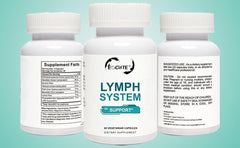 Close-up image highlighting ingredients including Echinacea and Burdock Powder