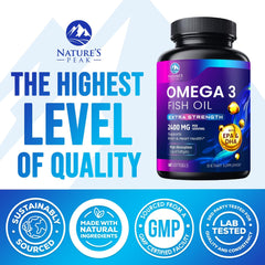 EPA and DHA fish oil softgels packaging