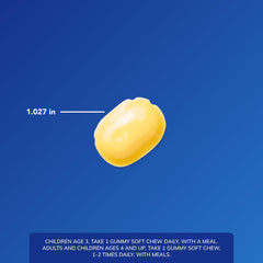 Close-up of gummy texture for EPA/DHA Gummy