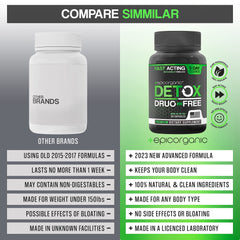 Illustration showing gut health support from Epic Organicum detox