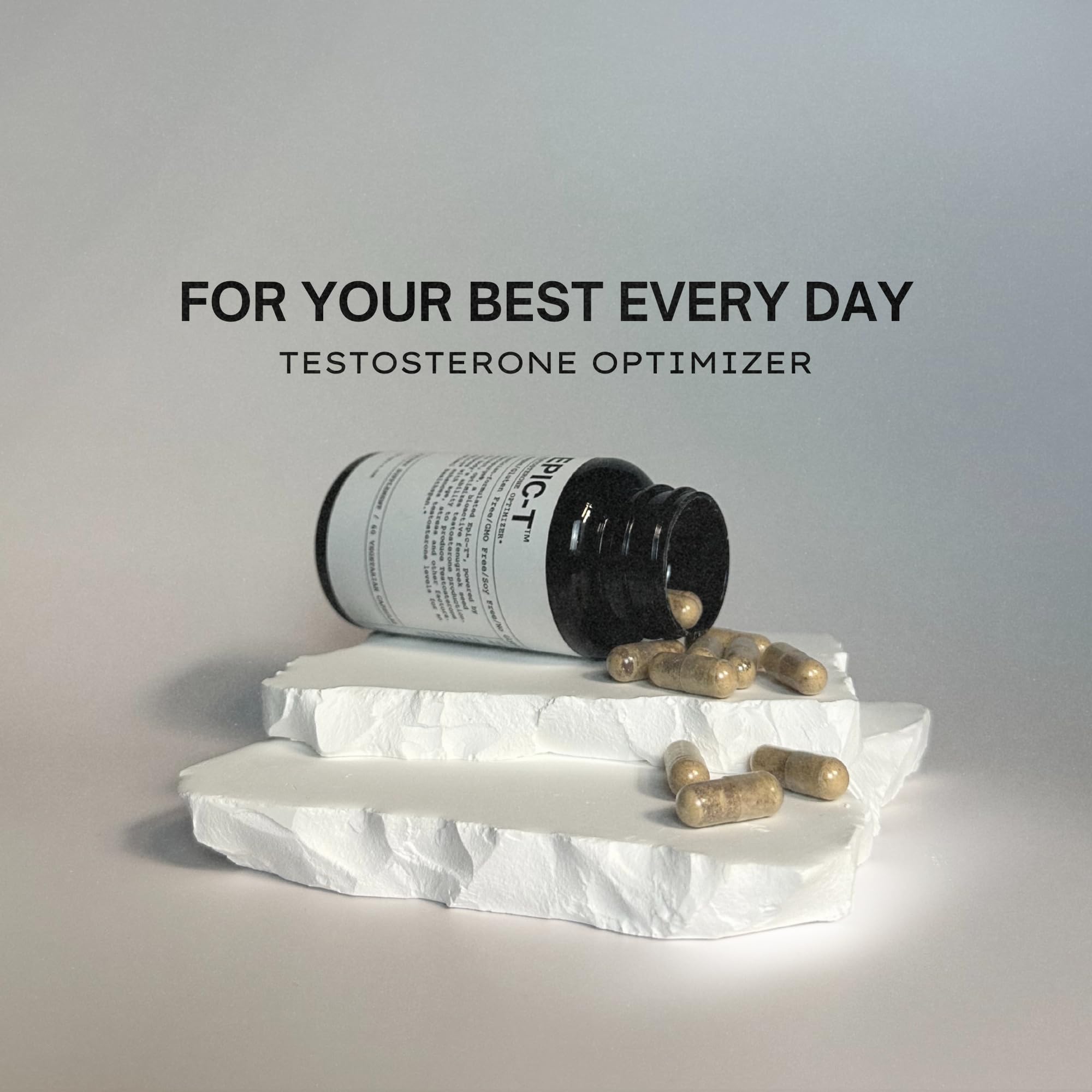 EPIC-T bottle in active lifestyle scene suggesting recovery after activity