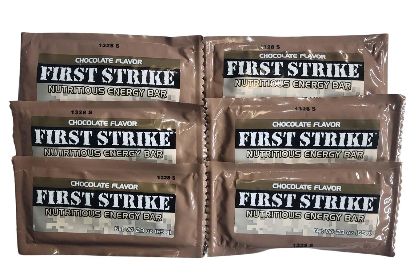 EPIDEMIC PROOF First Strike Energy Bar full-size 2.3oz boosts quick energy on the go.