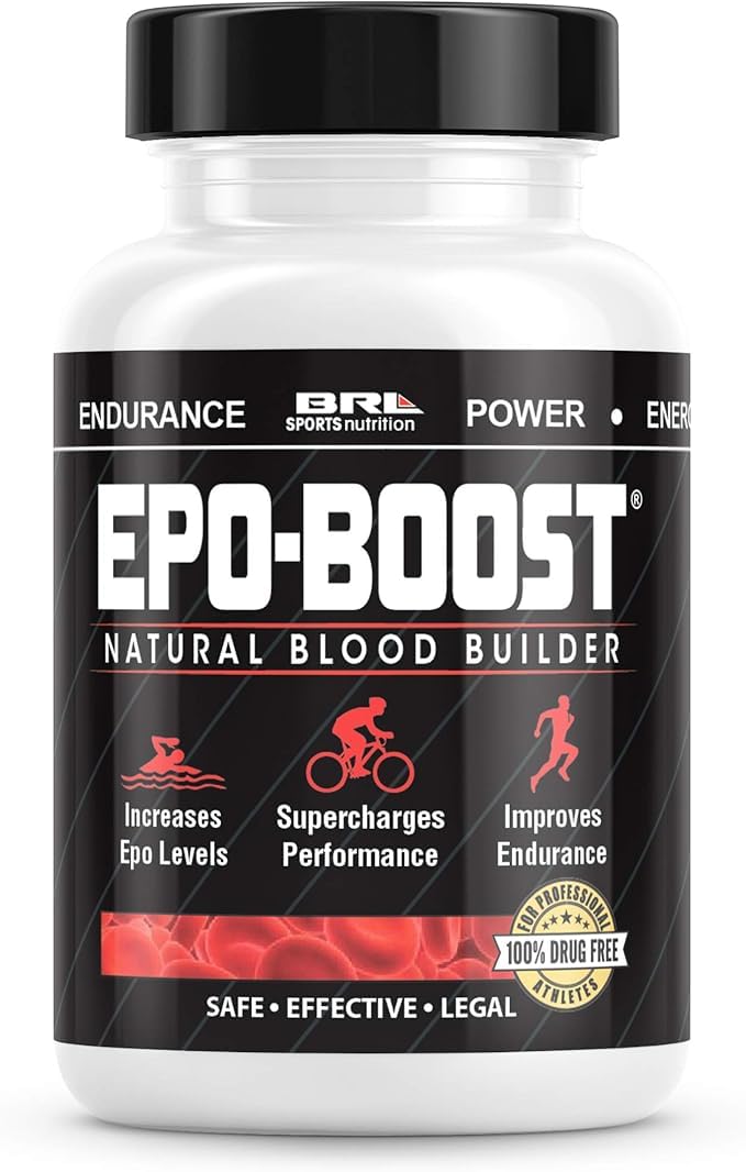 EPO-Boost bottle-front shows energy and endurance support for training.