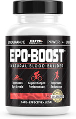 EPO-Boost bottle-front shows energy and endurance support for training.