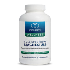 Equilife Full Spectrum Magnesium bottle with 180 capsules