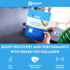 Label showing ingredients of Grass-Fed Collagen Powder Vanilla
