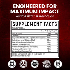 Erect MAXIMIZER bottles on display