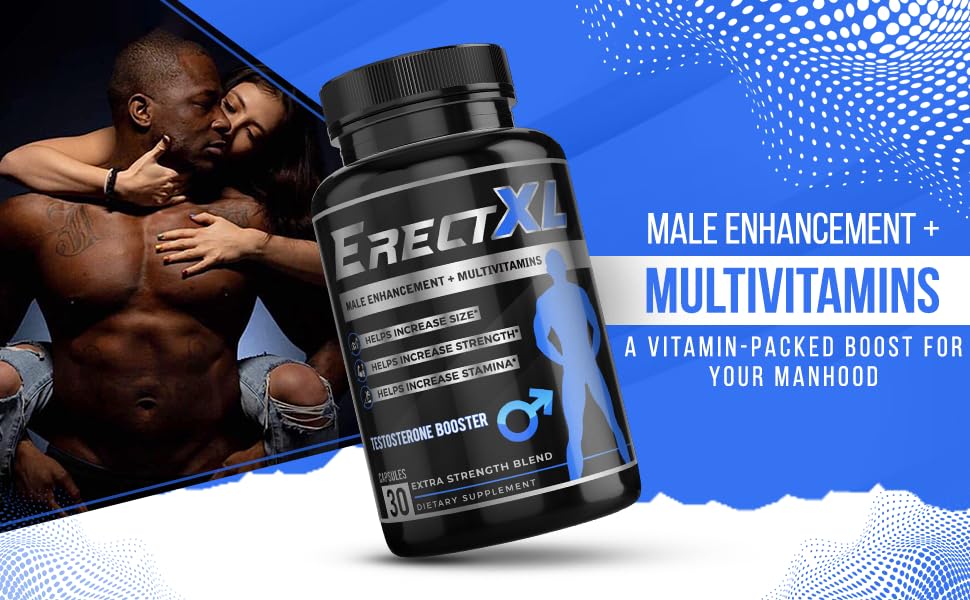 Graphic showing ERECTXL Multivitamin ingredients