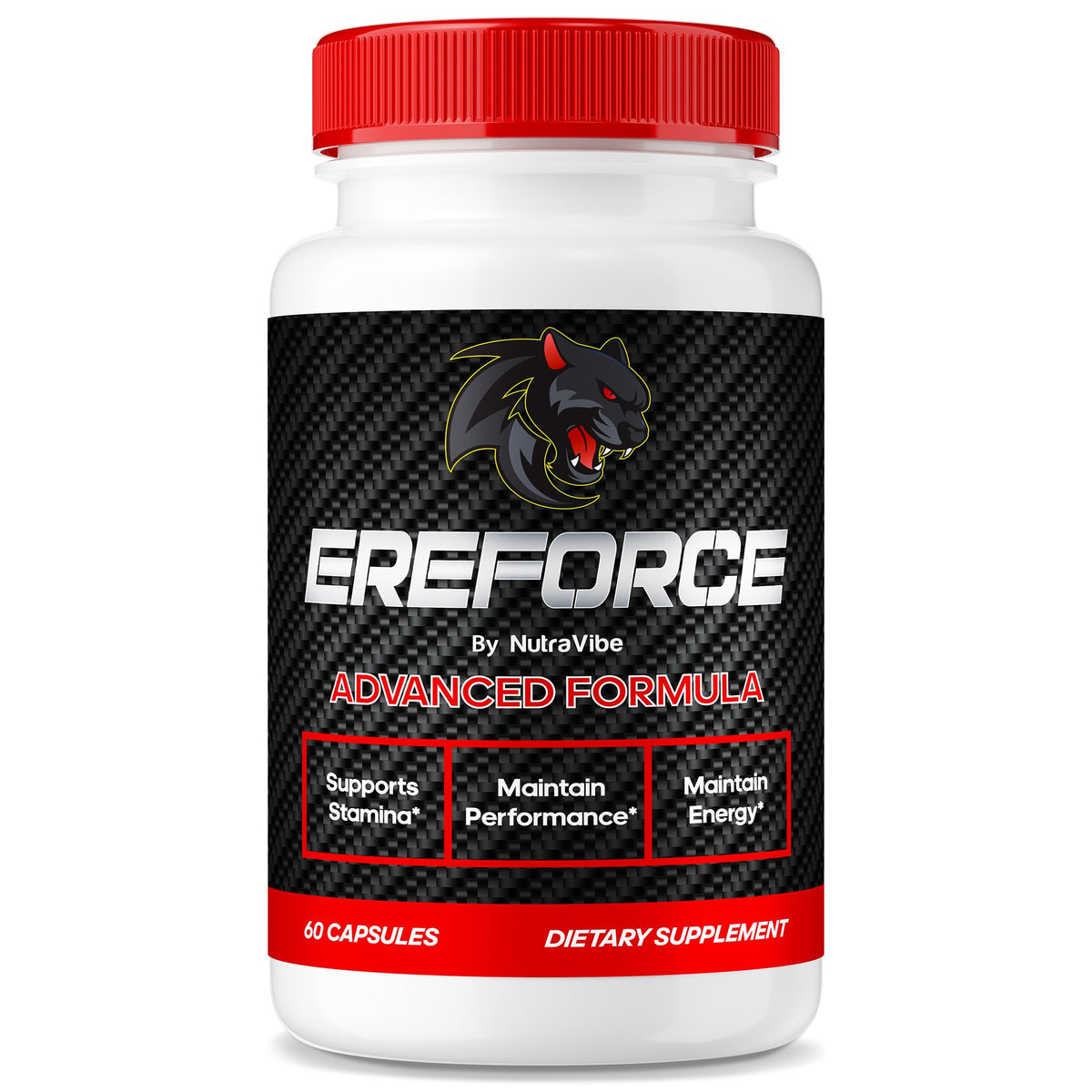 Ereforce advanced daily formula bottle with 60 capsules