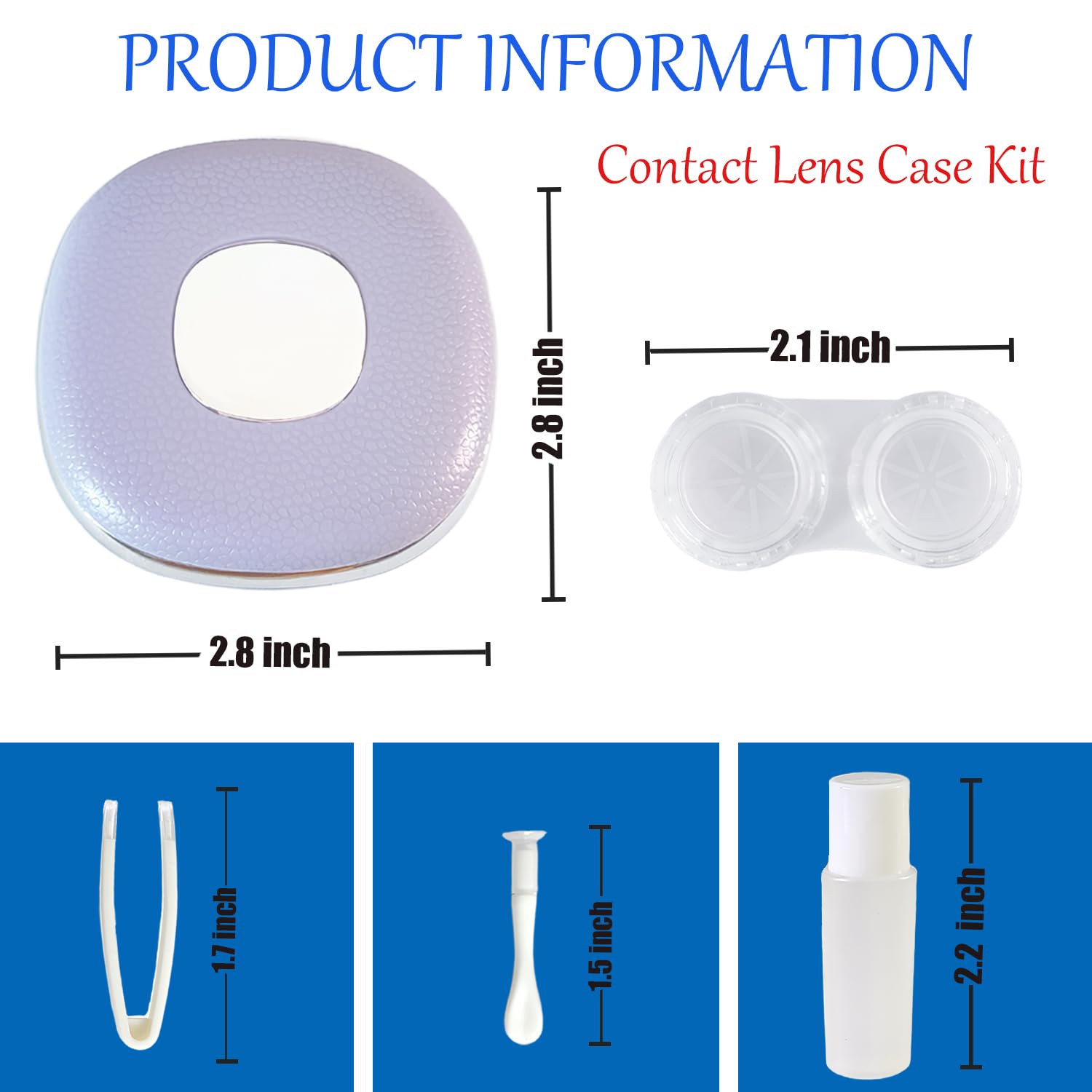 Includes 3 extra solution soaking cases with Erewa kit