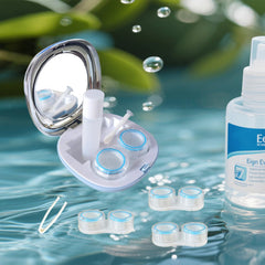 Close-up of Erewa lens case mirror