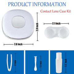 Three extra solution soaking cases included in the kit