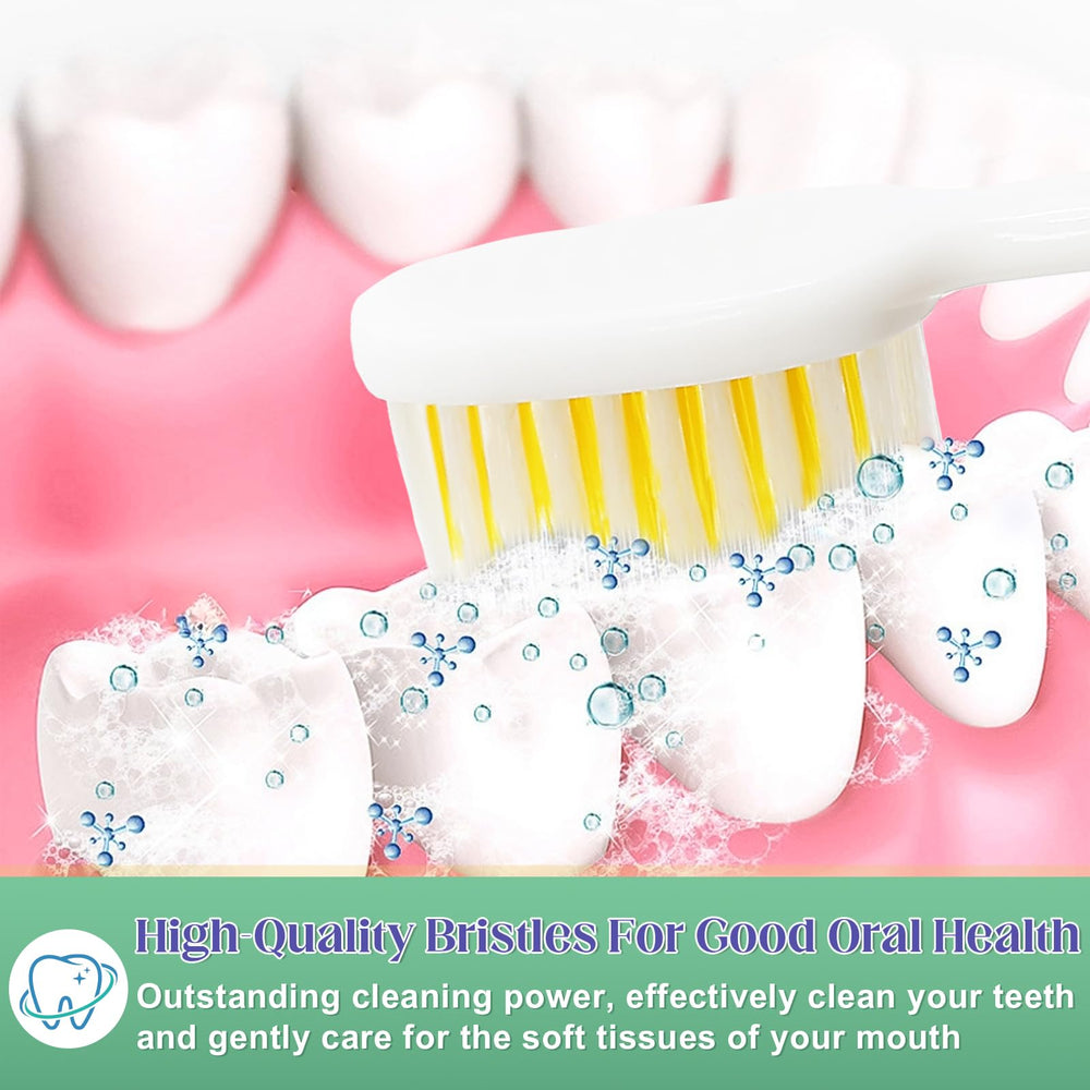 Ergonomic handle disposable toothbrush