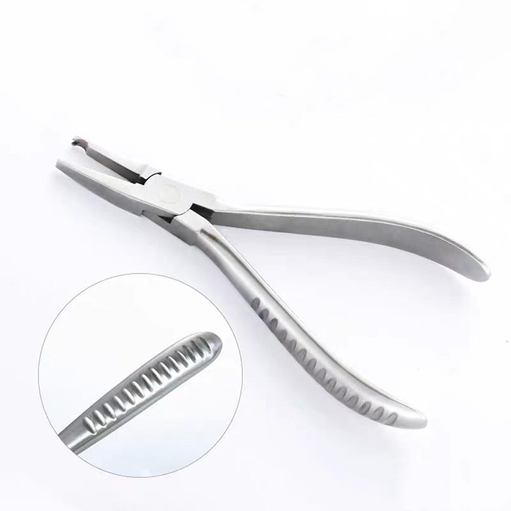 Ergonomic handle eyeglass pliers for precise adjustments