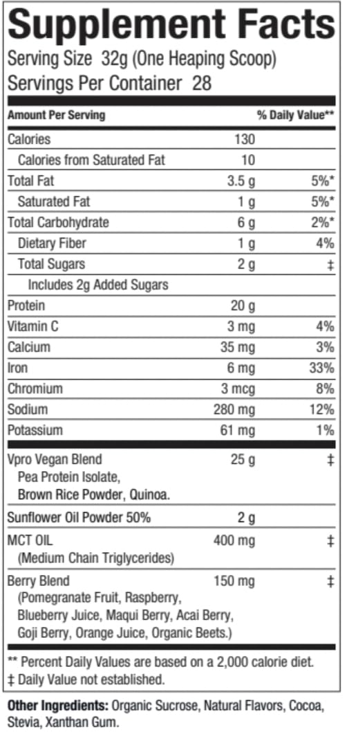 ES FIT Plant Based Protein shake glass, creamy, delicious post-workout fuel that supports muscle recovery.