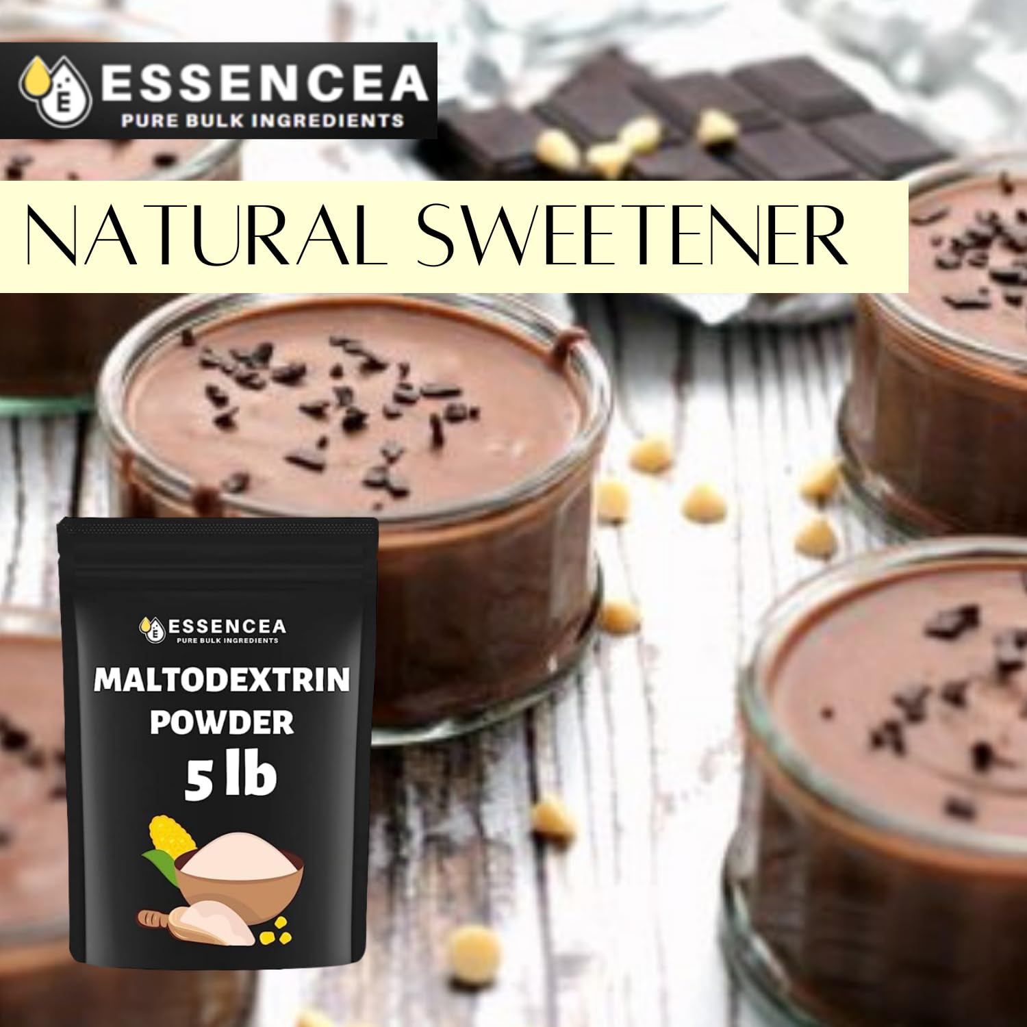 Essencea Maltodextrin Powder kitchen use in everyday cooking and meal prep.