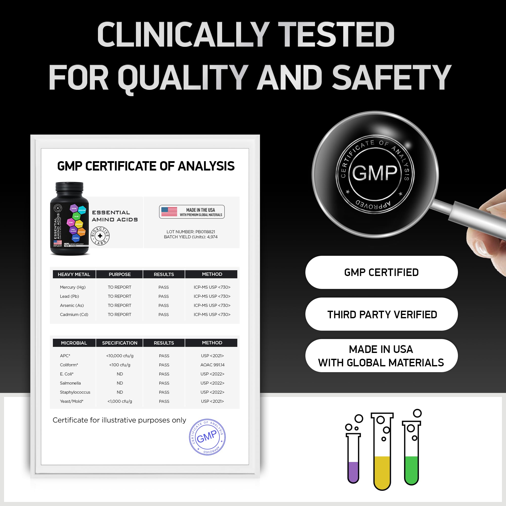 Vegan essential amino acids supplement product information