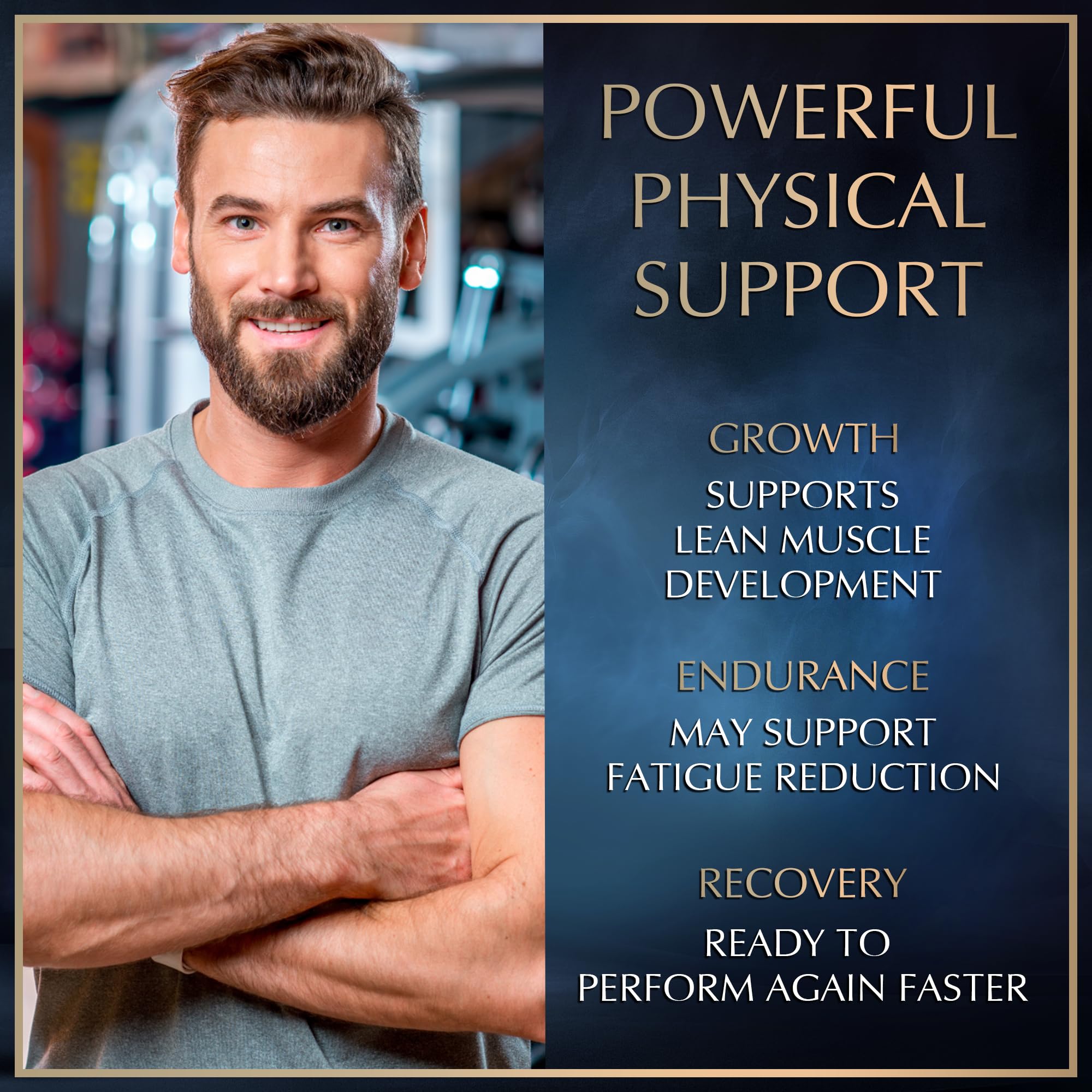 Close-up of bottle back label showing 9 EAAs and BCAAs