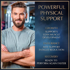 Close-up of bottle back label showing 9 EAAs and BCAAs