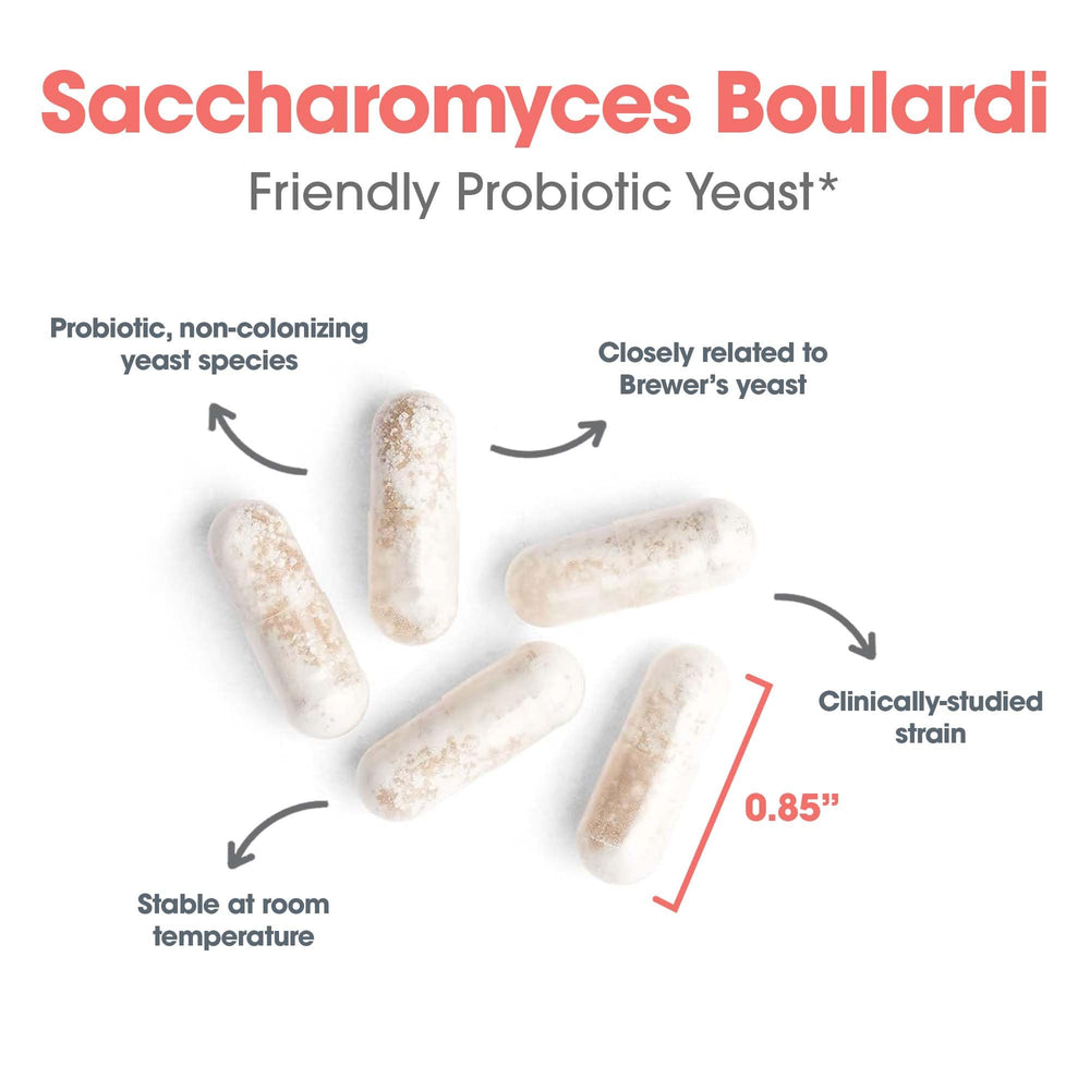 Box and bottle display of Essential-Biotic probiotic