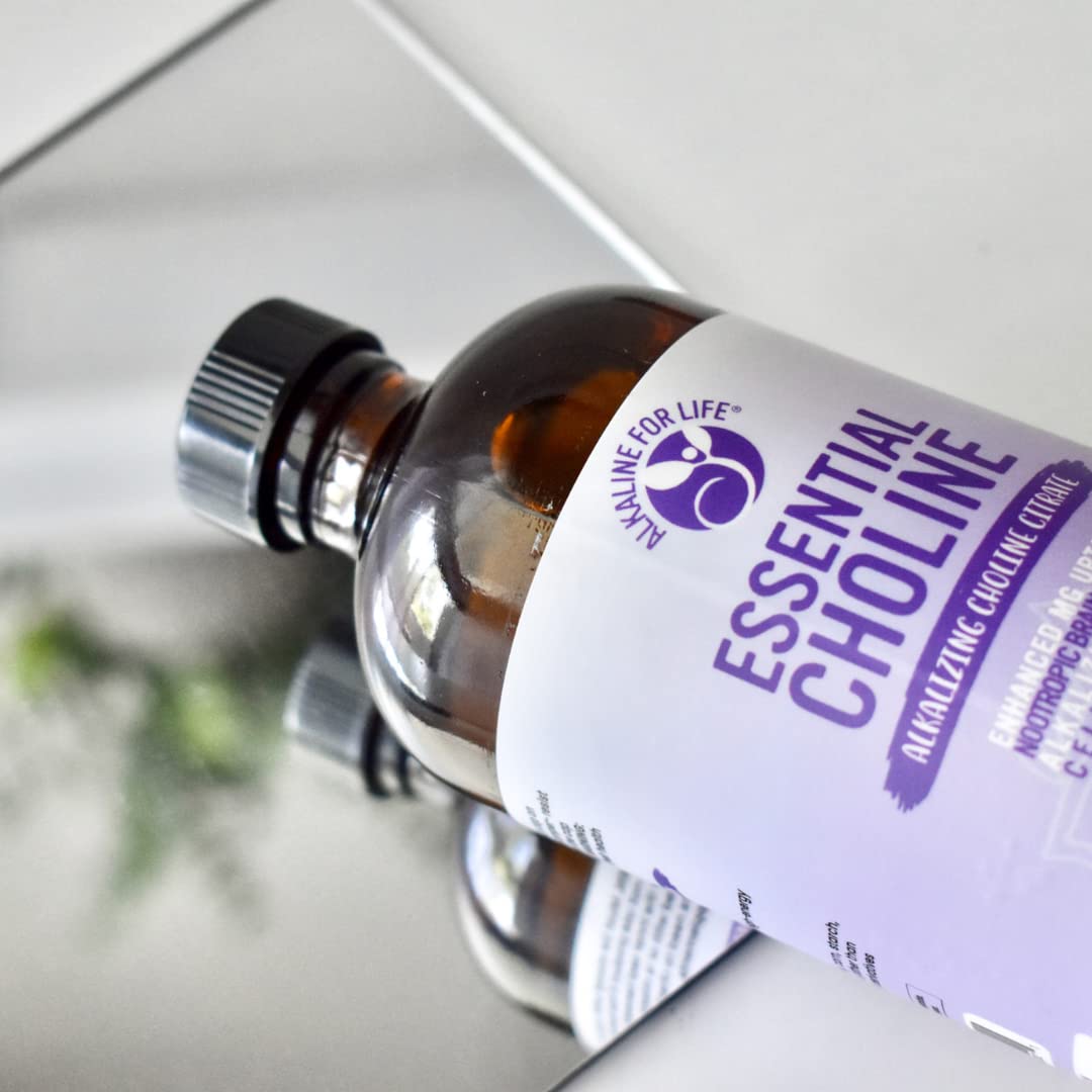 Alkalinizing choline citrate for pH balance