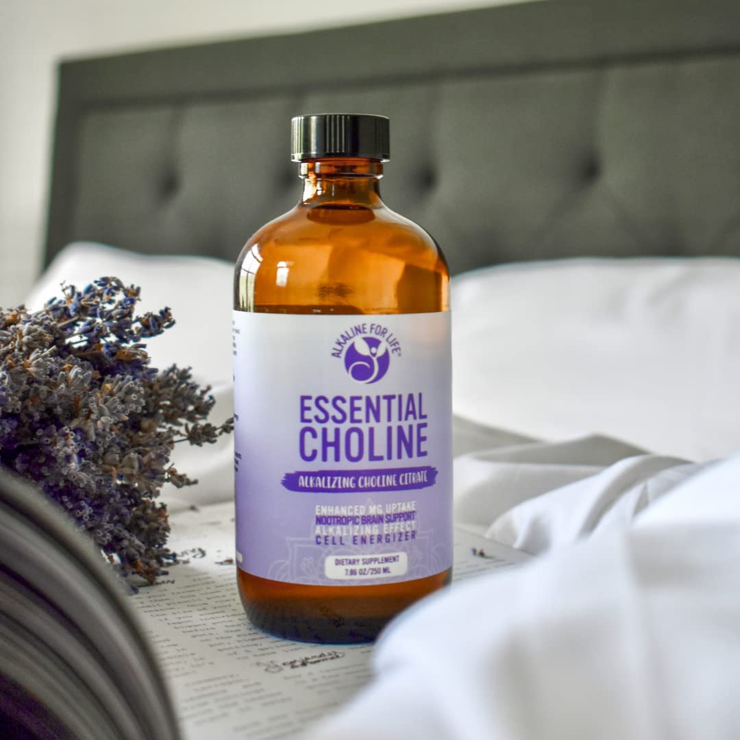 Essential Choline Citrate bottle on a white background