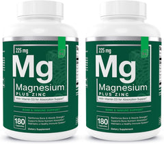 Bottle front label for Essential Elements Magnesium Plus Zinc with Vitamin D3 - 360 Count