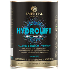 Essential Nutrition Hydrolift electrolytes box for daily hydration on the go.