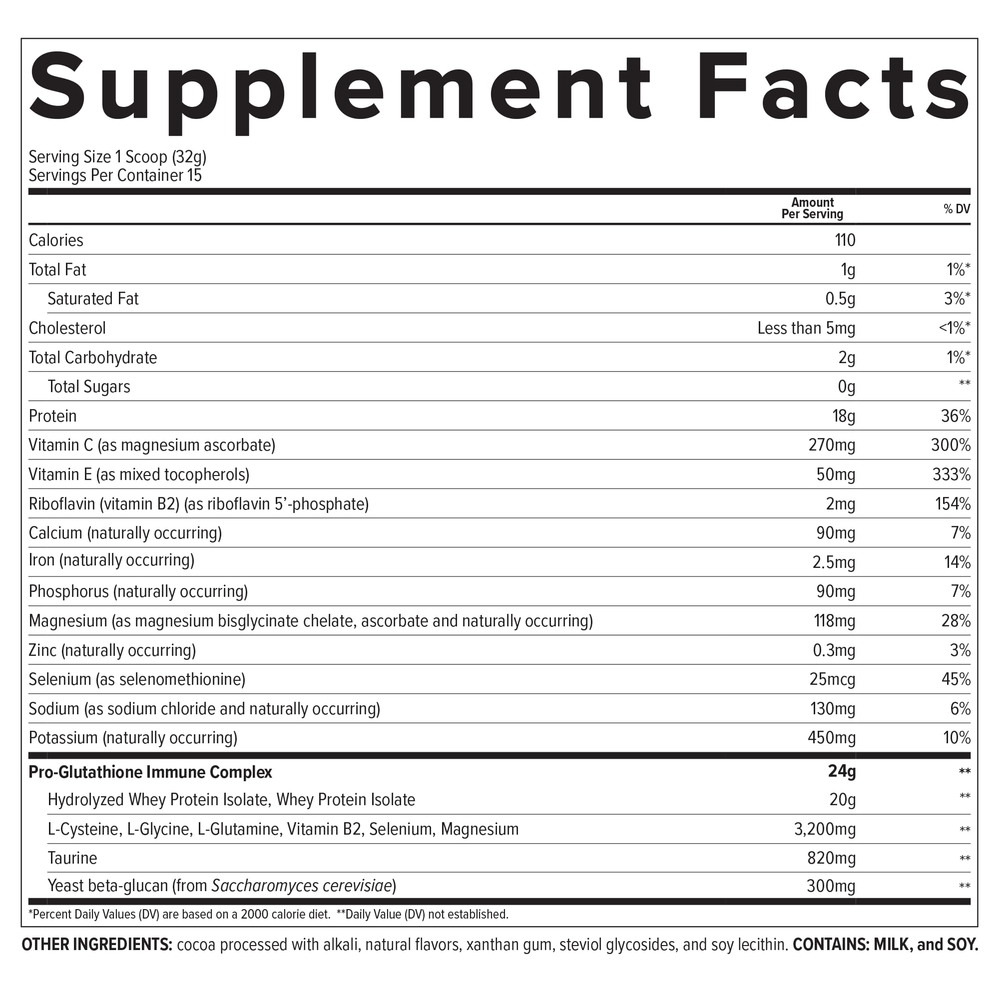 Essential Nutrition Immuno Whey GMP-certified seal signals quality