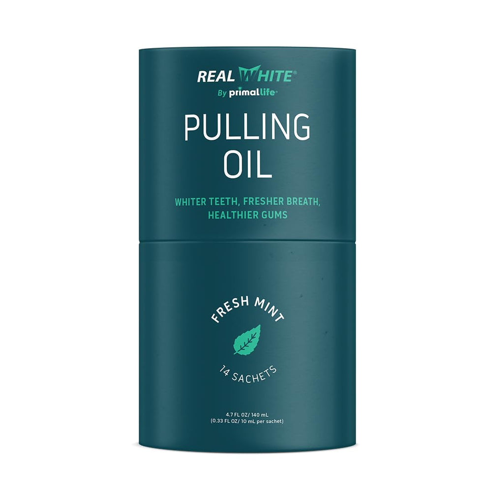 Close-up of essential oil blend in Real White Pulling Oil