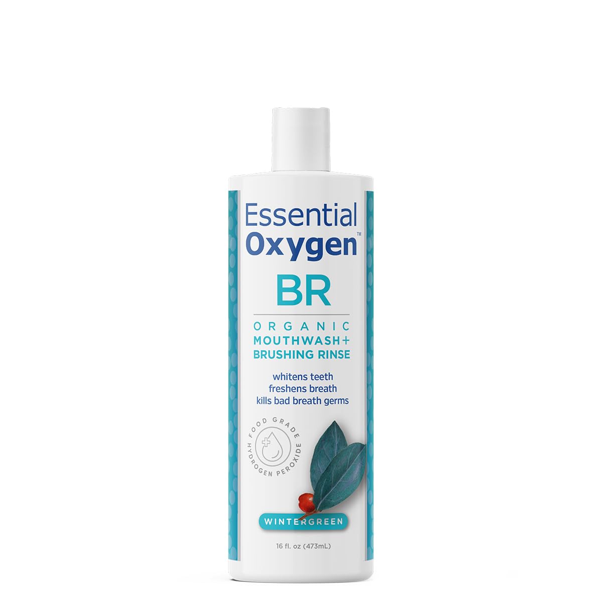 Essential Oxygen BR Organic Brushing Rinse 16 oz bottle