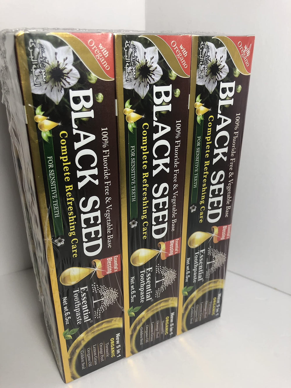 Eco-friendly packaging of the 6-pack toothpaste