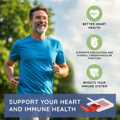 Sublingual strip placed under the tongue for fast absorption